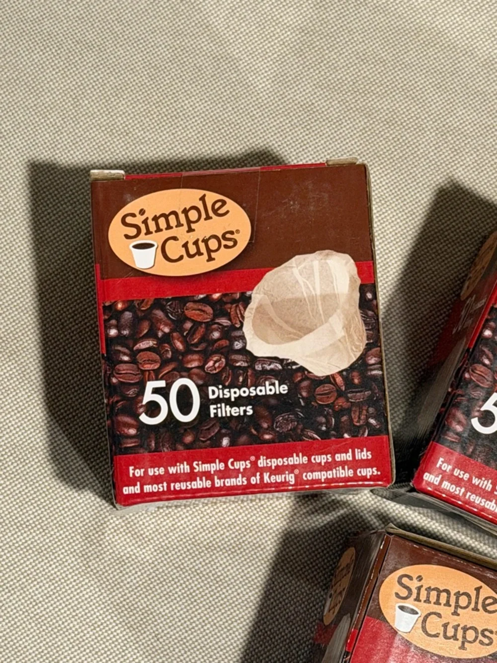 NEW Simple Disposable Coffee Filters 5 Boxes - (50 Pack)